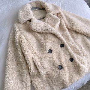 Free People S Teddy Peacoat
